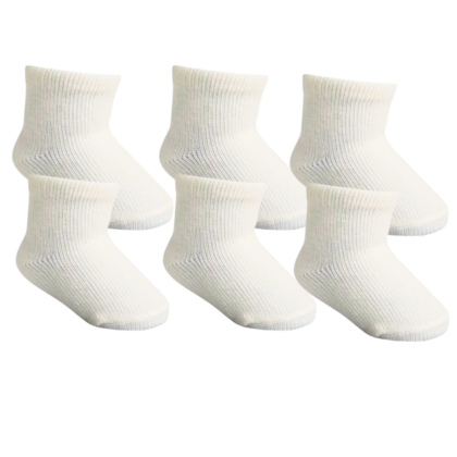 Kit Meias Prematuro Brancas