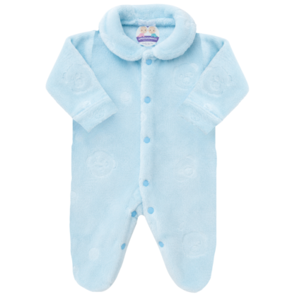 Macacão Prematuro Fleece 3D Urso Delicado