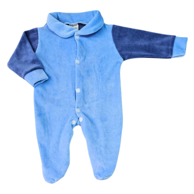 Macacão Prematuro Plush Duo Azul