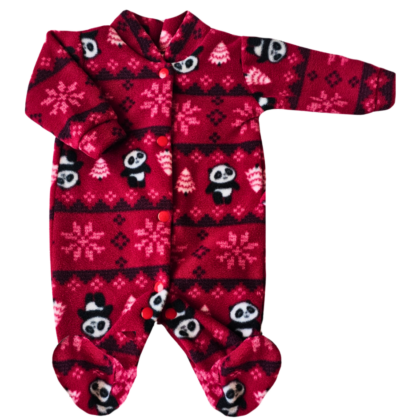 Macacão Prematuro Microsoft Panda na Neve