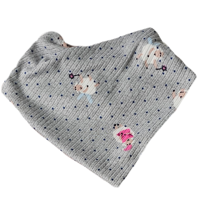 Bandana Prematuro Algodão Poá Mescla