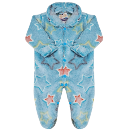 Macacão Prematuro Fleece Estrelas Brilha no Escuro