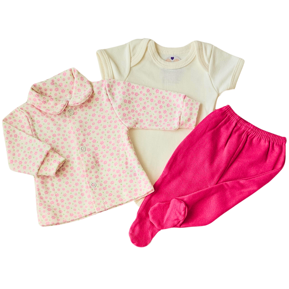 Trijunto Prematuro Suedine Flores Delicadas