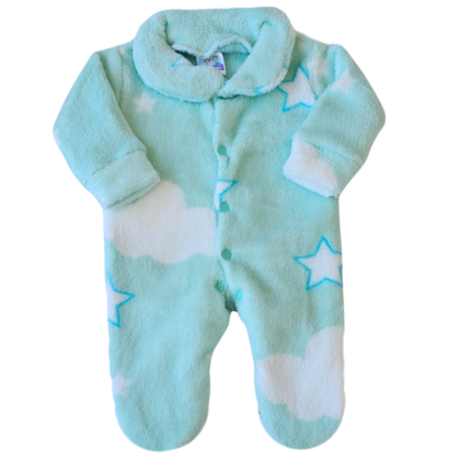 Macacão Prematuro Fleece Estrelinha