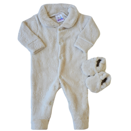 Kit Macacão Prematuro Fleece Carneirinho 3D